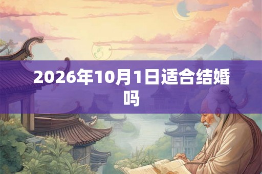 2026年10月1日适合结婚吗