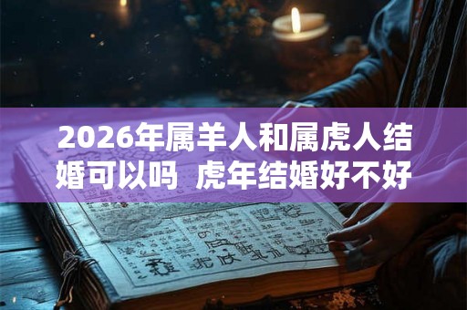 2026年属羊人和属虎人结婚可以吗 虎年结婚好不好 2026年属羊人和属虎人结婚可以吗 虎年结婚好不好