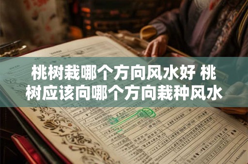 桃树栽哪个方向风水好 桃树应该向哪个方向栽种风水好