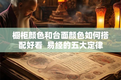 橱柜颜色和台面颜色如何搭配好看  易经的五大定律