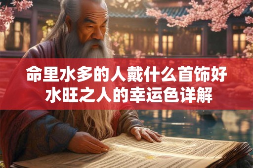 命里水多的人戴什么首饰好 水旺之人的幸运色详解 命里水多的人戴什么首饰好 水旺之人的幸运色详解