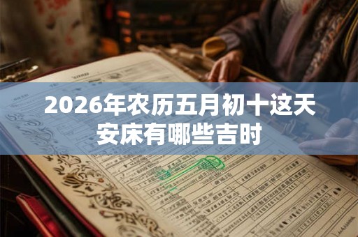 2026年农历五月初十这天安床有哪些吉时