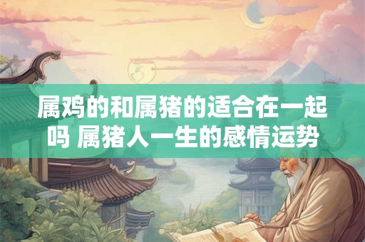 属鸡的和属猪的适合在一起吗 属猪人一生的感情运势如何