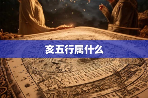 亥五行属什么