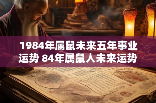1984年属鼠未来五年事业运势 84年属鼠人未来运势分析 1984年属鼠未来五年事业运势 84年属鼠人未来运势分析