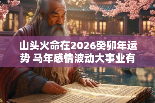 山头火命在2026癸卯年运势 马年感情波动大事业有阻碍 山头火命在2026癸卯年运势 马年感情波动大事业有阻碍