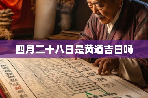 四月二十八日是黄道吉日吗 四月二十八日是黄道吉日吗