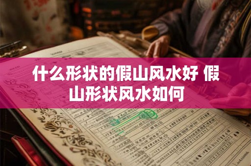 什么形状的假山风水好 假山形状风水如何 什么形状的假山风水好 假山形状风水如何