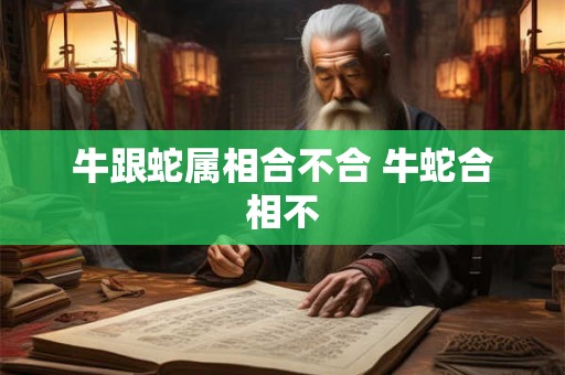 牛跟蛇属相合不合 牛蛇合相不