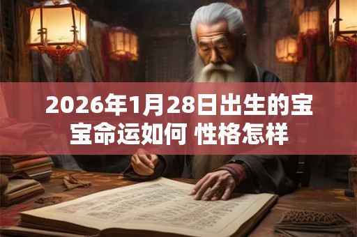 2026年1月28日出生的宝宝命运如何 性格怎样 2026年1月28日出生的宝宝命运如何 性格怎样