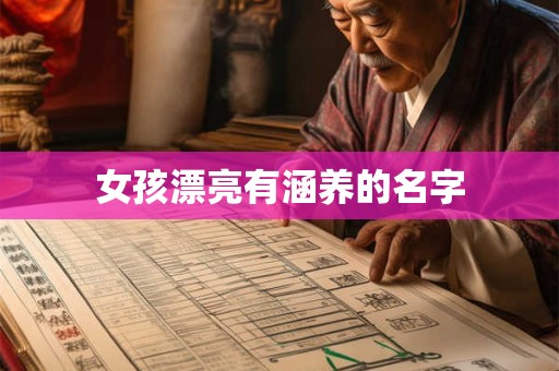 女孩漂亮有涵养的名字