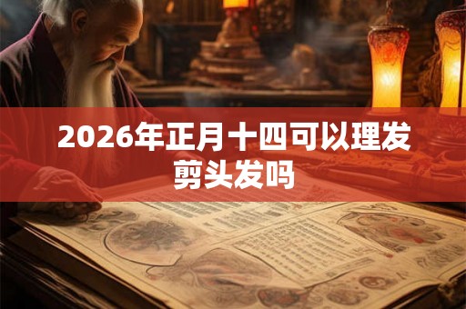 2026年正月十四可以理发剪头发吗