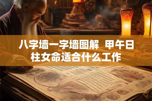 八字墙一字墙图解 甲午日柱女命适合什么工作 八字墙一字墙图解 甲午日柱女命适合什么工作