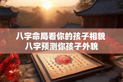 八字命局看你的孩子相貌 八字预测你孩子外貌
