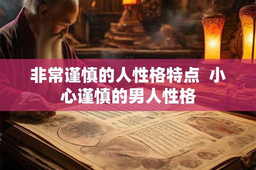 非常谨慎的人性格特点  小心谨慎的男人性格