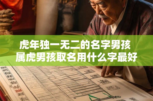虎年独一无二的名字男孩 属虎男孩取名用什么字最好 虎年独一无二的名字男孩 属虎男孩取名用什么字最好