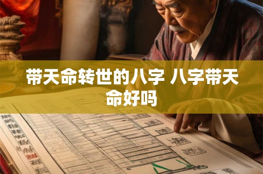 带天命转世的八字 八字带天命好吗