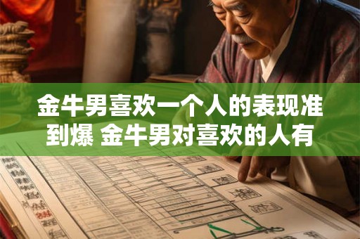 金牛男喜欢一个人的表现准到爆 金牛男对喜欢的人有哪些准确表现
