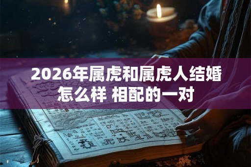 2026年属虎和属虎人结婚怎么样 相配的一对