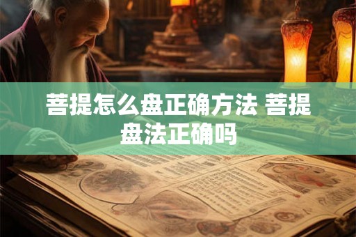 菩提怎么盘正确方法 菩提盘法正确吗