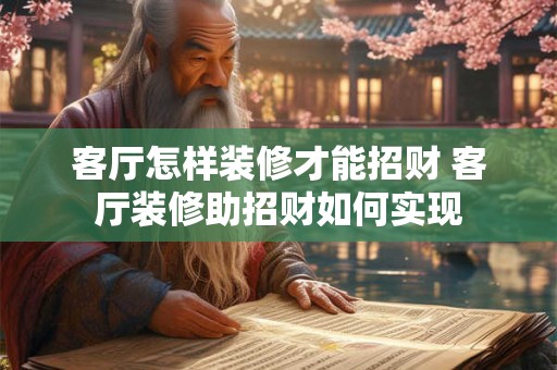 客厅怎样装修才能招财 客厅装修助招财如何实现