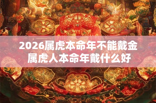 2026属虎本命年不能戴金 属虎人本命年戴什么好