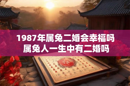 1987年属兔二婚会幸福吗 属兔人一生中有二婚吗 1987年属兔二婚会幸福吗 属兔人一生中有二婚吗