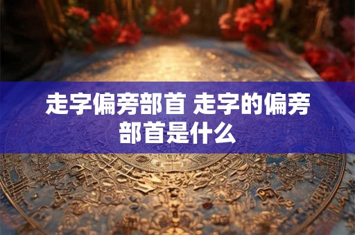 走字偏旁部首 走字的偏旁部首是什么 走字偏旁部首 走字的偏旁部首是什么