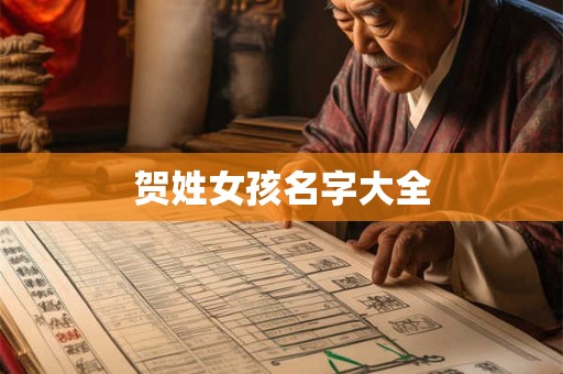 贺姓女孩名字大全