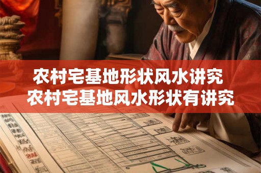 农村宅基地形状风水讲究 农村宅基地风水形状有讲究吗 农村宅基地形状风水讲究 农村宅基地风水形状有讲究吗