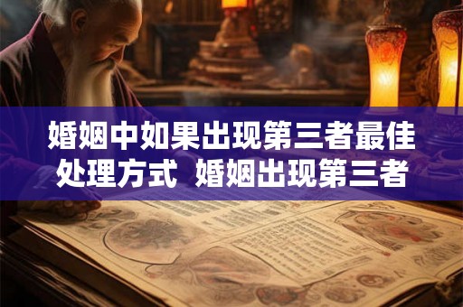 婚姻中如果出现第三者最佳处理方式  婚姻出现第三者怎么解决