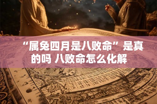 “属兔四月是八败命”是真的吗 八败命怎么化解