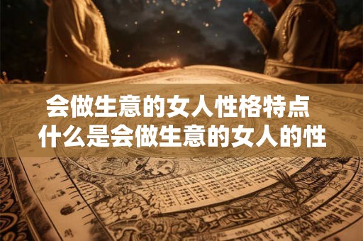 会做生意的女人性格特点 什么是会做生意的女人的性格特点