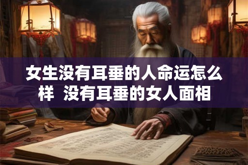 女生没有耳垂的人命运怎么样  没有耳垂的女人面相
