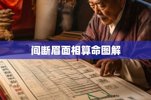 间断眉面相算命图解