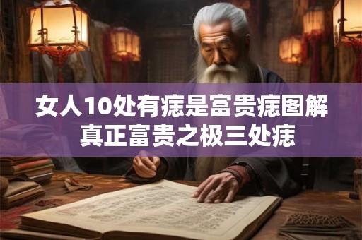 女人10处有痣是富贵痣图解  真正富贵之极三处痣