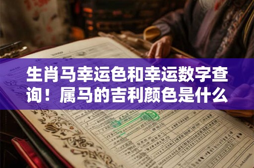 生肖马幸运色和幸运数字查询!属马的吉利颜色是什么 生肖马幸运色和幸运数字查询!属马的吉利颜色是什么