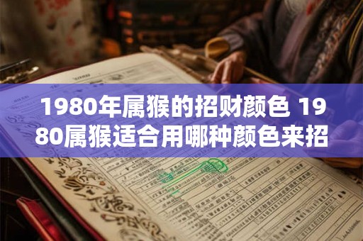 1980年属猴的招财颜色 1980属猴适合用哪种颜色来招财