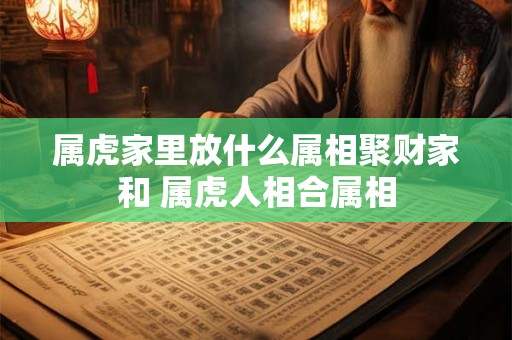 属虎家里放什么属相聚财家和 属虎人相合属相