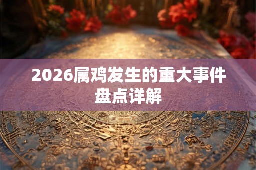 2026属鸡发生的重大事件盘点详解 2026属鸡发生的重大事件盘点详解