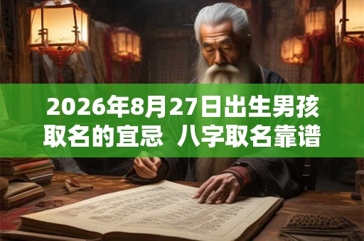 2026年8月27日出生男孩取名的宜忌  八字取名靠谱吗