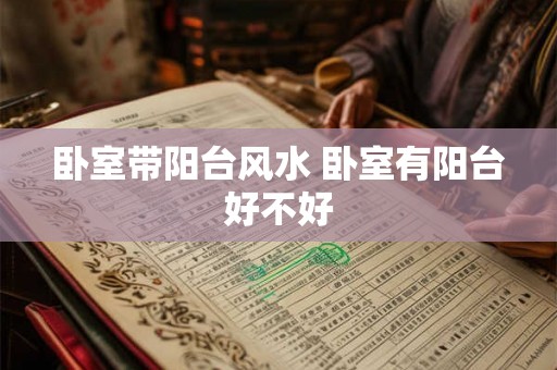 卧室带阳台风水 卧室有阳台好不好
