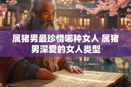 属猪男最珍惜哪种女人 属猪男深爱的女人类型