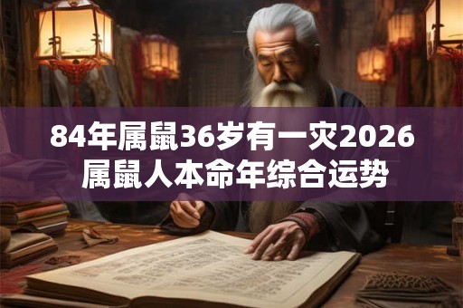 84年属鼠36岁有一灾2026 属鼠人本命年综合运势