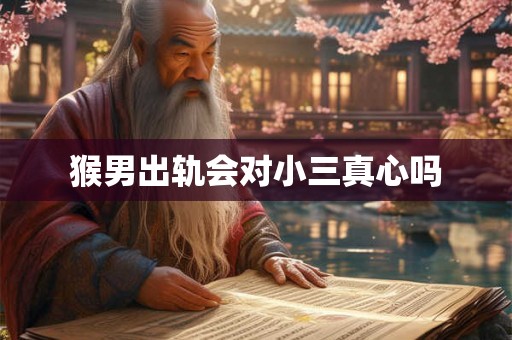 猴男出轨会对小三真心吗 猴男出轨会对小三真心吗