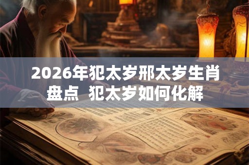 2026年犯太岁邢太岁生肖盘点  犯太岁如何化解