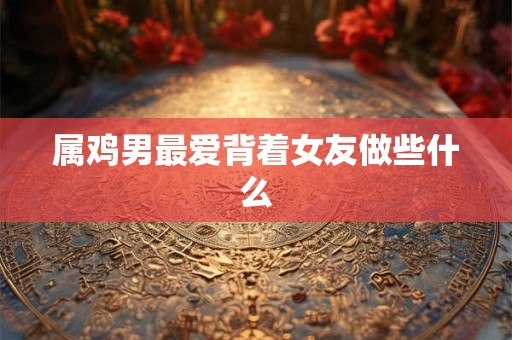 属鸡男最爱背着女友做些什么