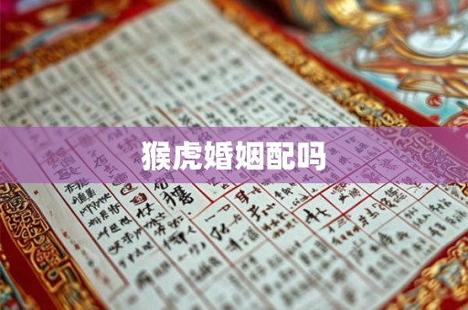 猴虎婚姻配吗