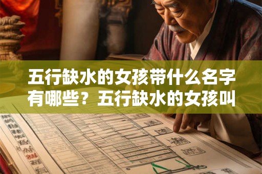 五行缺水的女孩带什么名字有哪些？五行缺水的女孩叫什么名字好？