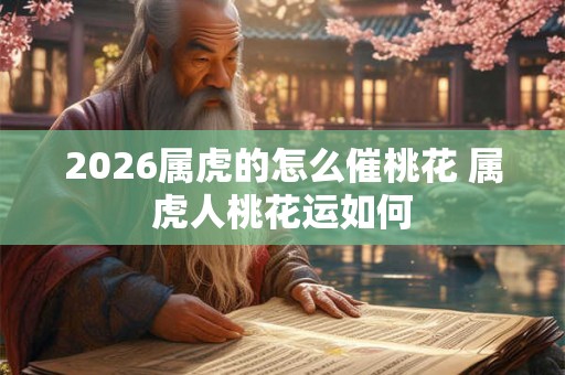 2026属虎的怎么催桃花 属虎人桃花运如何